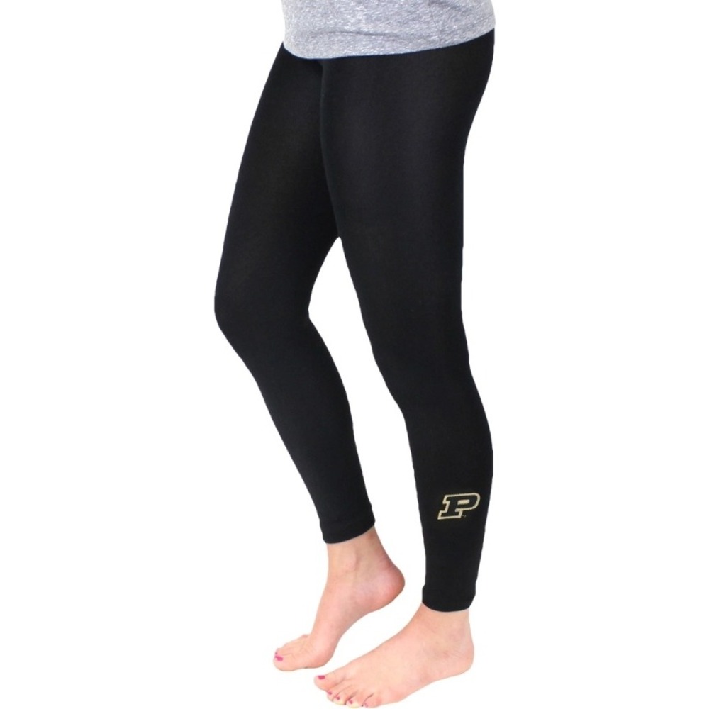 Purdue Boilermakers Leggings High Waist Activewear Fleece Lined L/XL NWOT